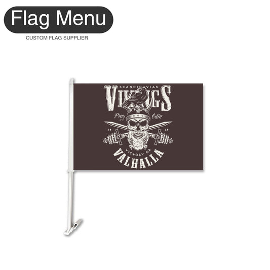 Car Flag Of Skull - Vikings-Flag Menu