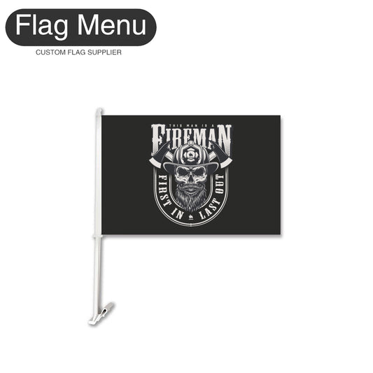 Car Flag Of Skull - Fireman-Flag Menu