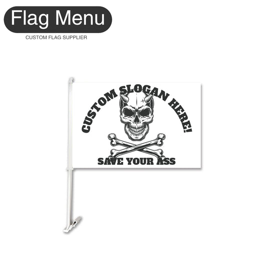 Car Flag Of Skull - Demon-Flag Menu