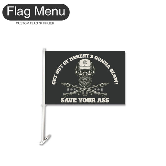 Car Flag Of Skull - RPG-Flag Menu