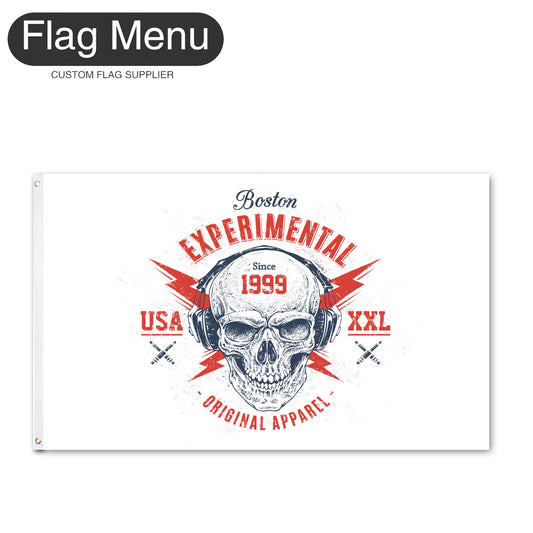 Regular Flag Of Skull - ORIGINAL APPAREL-2'x3'-2 Grommets-Flag Menu