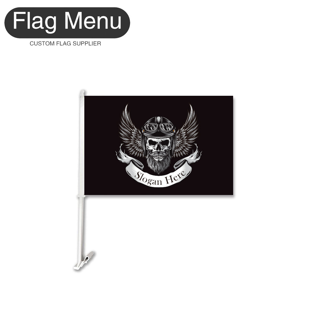 Car Flag Of Skull - The Wild One-Flag Menu