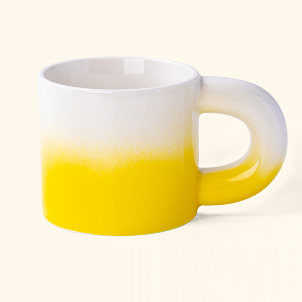 2 pcs - 11.2oz Customized Big Fat Cup/Mug - Holiday Gift-Summer Sunshine-Flag Menu