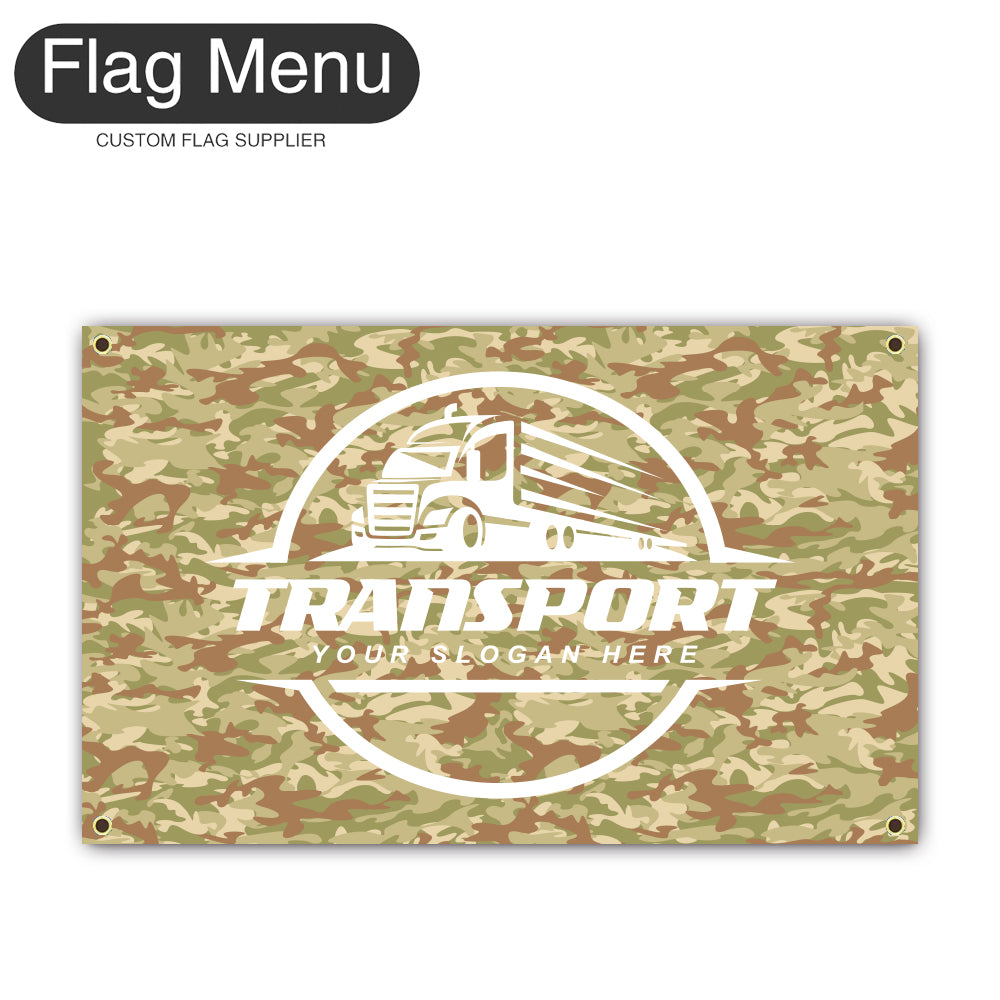 3'x5' Regular Flag - Transport-4 Grommets-Flag Menu
