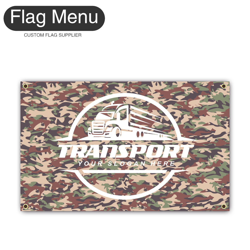 3'x5' Regular Flag - Transport-4 Grommets-Flag Menu