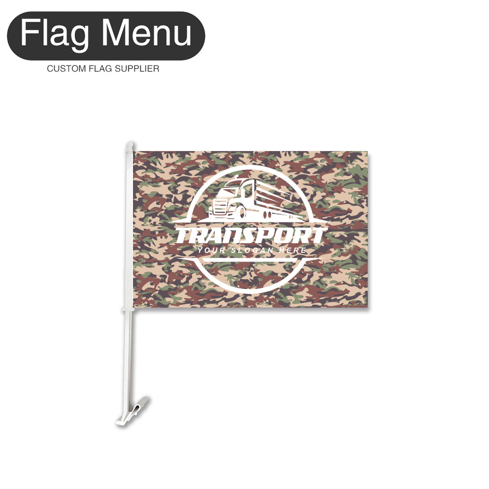 Car Flag Of Transport - 2pcs-Flag Menu
