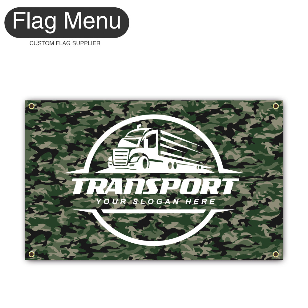 3'x5' Regular Flag - Transport-4 Grommets-Flag Menu