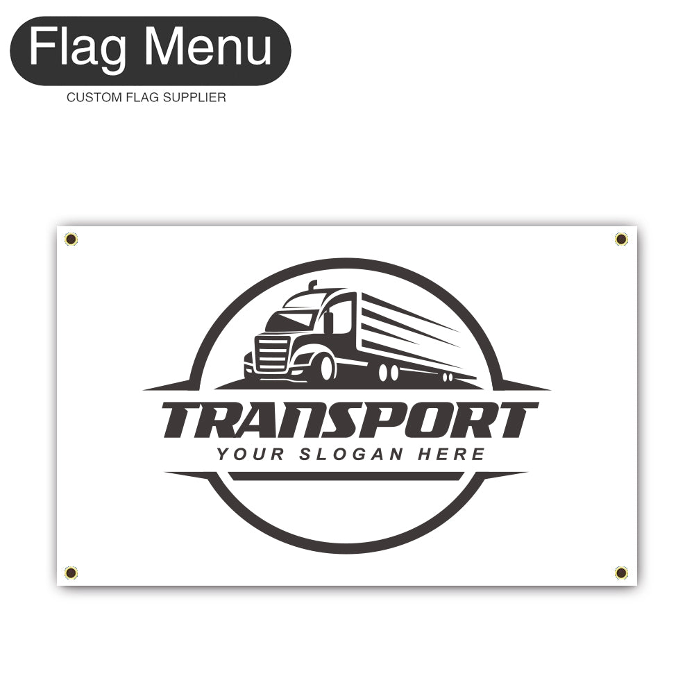 3'x5' Regular Flag - Transport-4 Grommets-Flag Menu