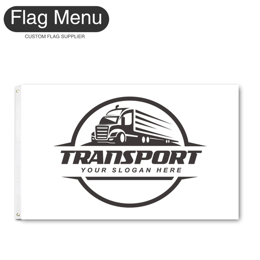 3'x5' Regular Flag - Transport-2 Grommets-Flag Menu