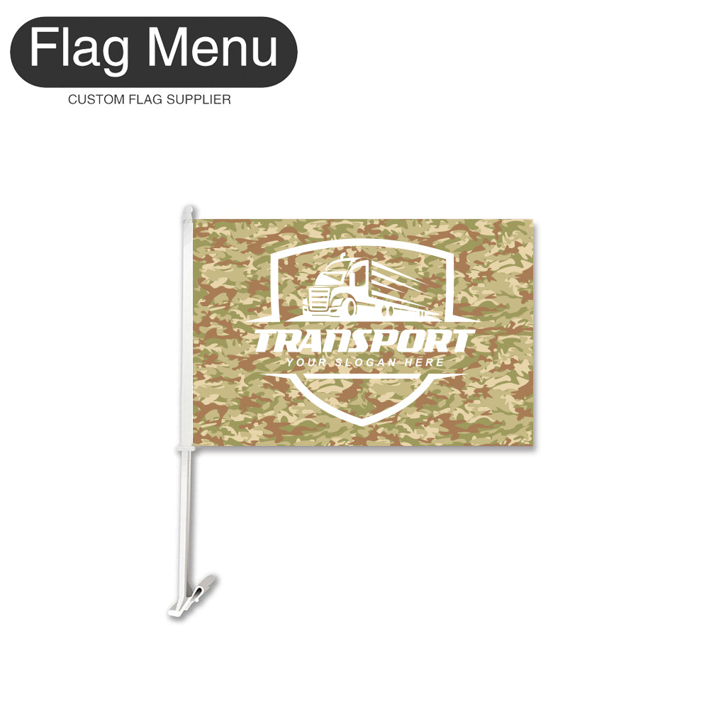 Car Flag Of Transport - 2pcs-Flag Menu