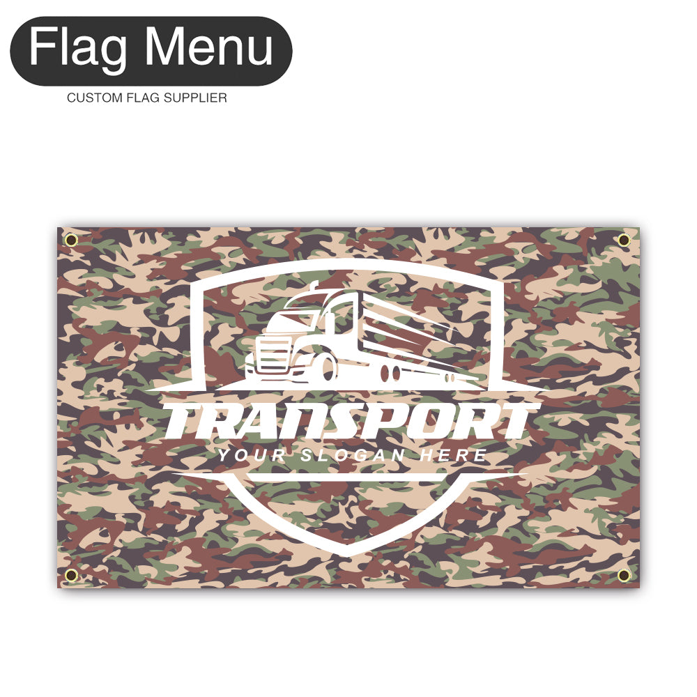 3'x5' Regular Flag - Transport-4 Grommets-Flag Menu