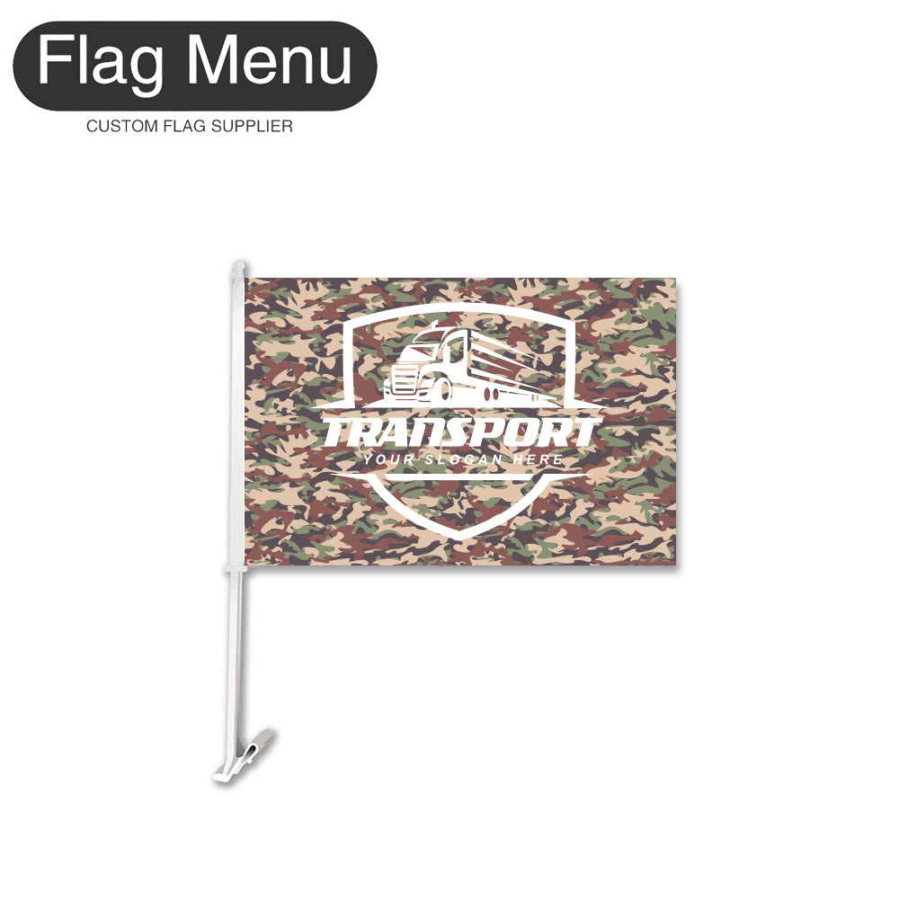 Car Flag Of Transport - 2pcs-Flag Menu