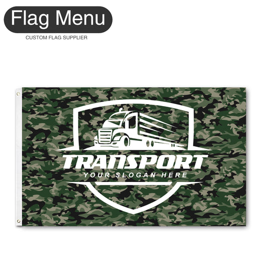 3'x5' Regular Flag - Transport-2 Grommets-Flag Menu
