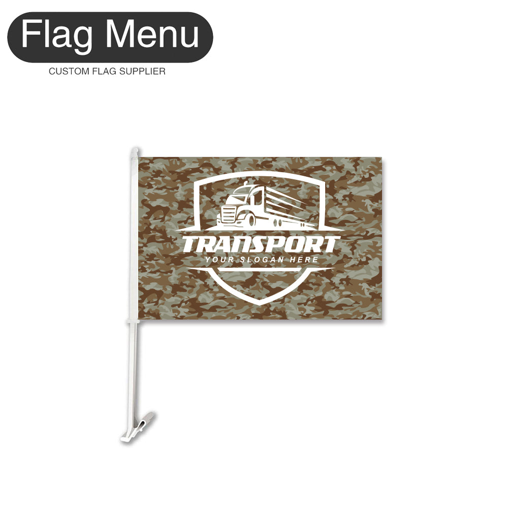Car Flag Of Transport - 2pcs-Flag Menu
