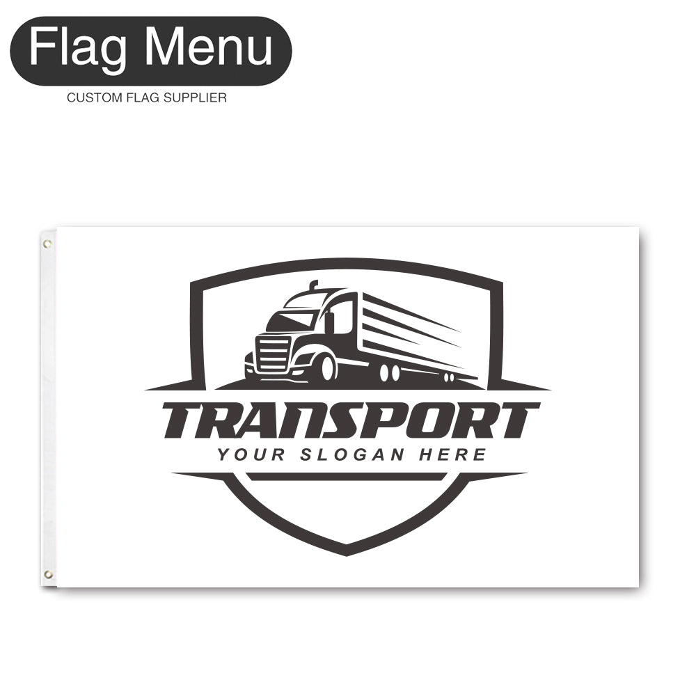 3'x5' Regular Flag - Transport-2 Grommets-Flag Menu