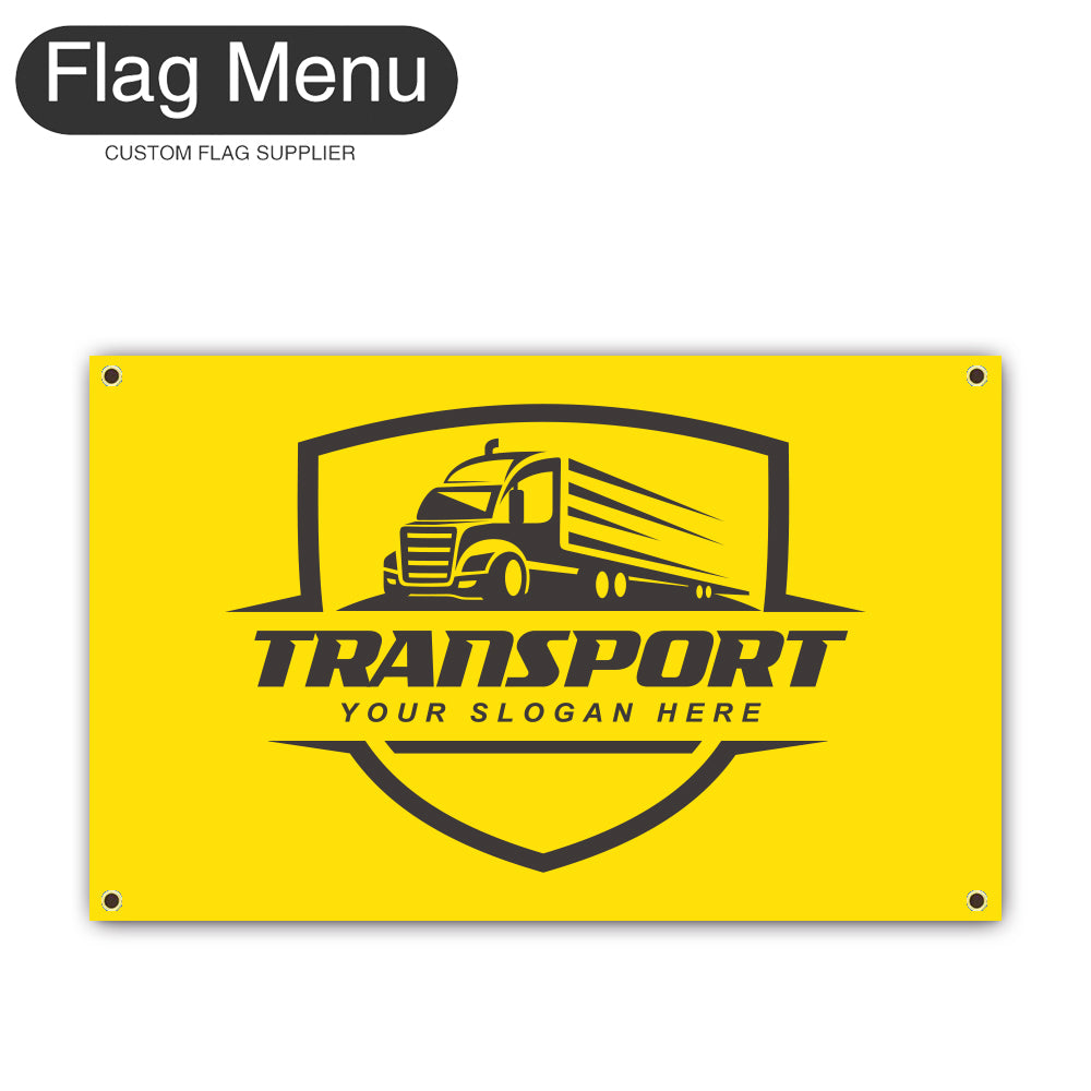 3'x5' Regular Flag - Transport-4 Grommets-Flag Menu
