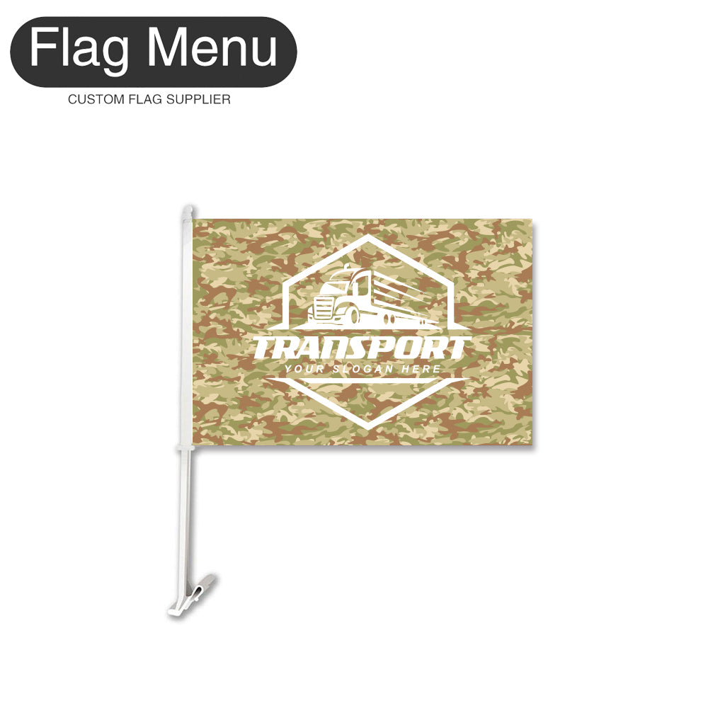 Car Flag Of Transport - 2pcs-Flag Menu