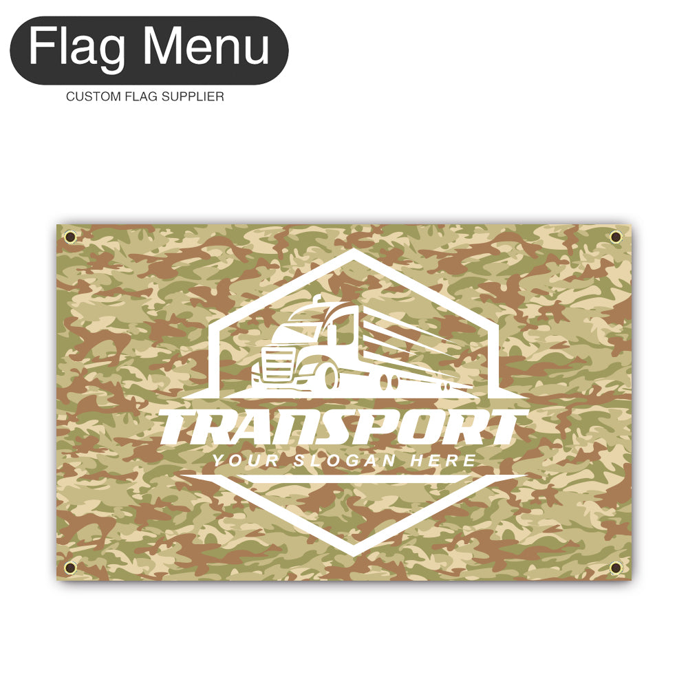 3'x5' Regular Flag - Transport-4 Grommets-Flag Menu
