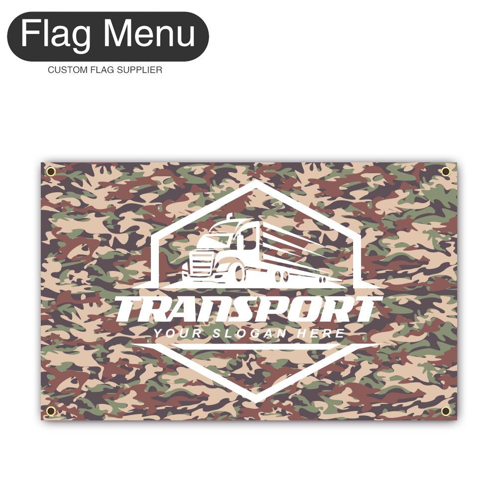 3'x5' Regular Flag - Transport-4 Grommets-Flag Menu