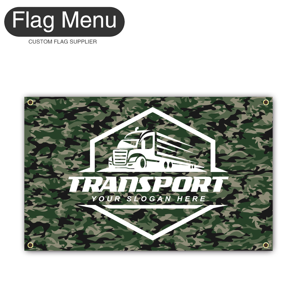 3'x5' Regular Flag - Transport-4 Grommets-Flag Menu