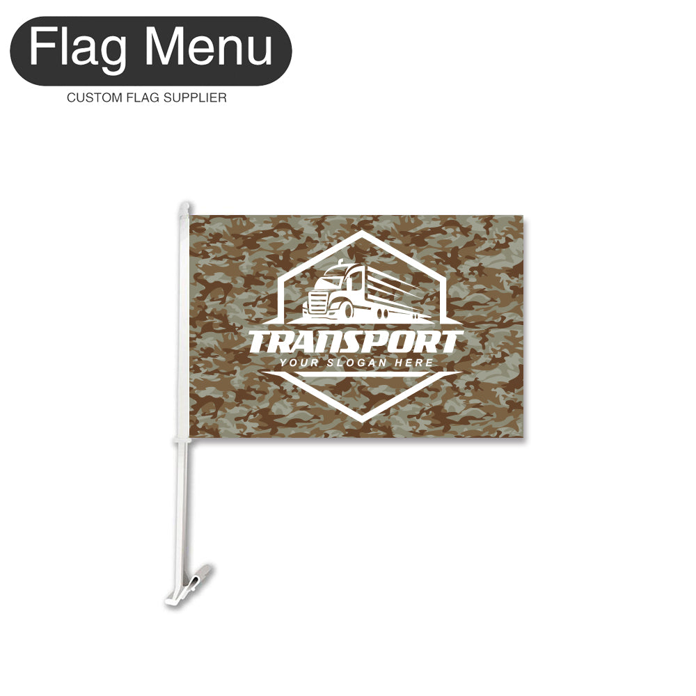 Car Flag Of Transport - 2pcs-Flag Menu