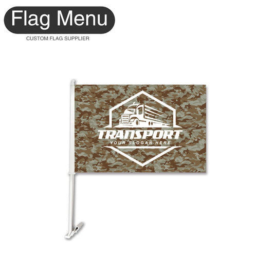 Car Flag Of Transport - 2pcs-Flag Menu