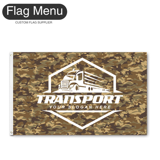 3'x5' Regular Flag - Transport-2 Grommets-Flag Menu