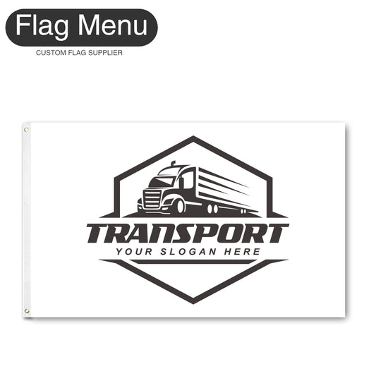 3'x5' Regular Flag - Transport-2 Grommets-Flag Menu