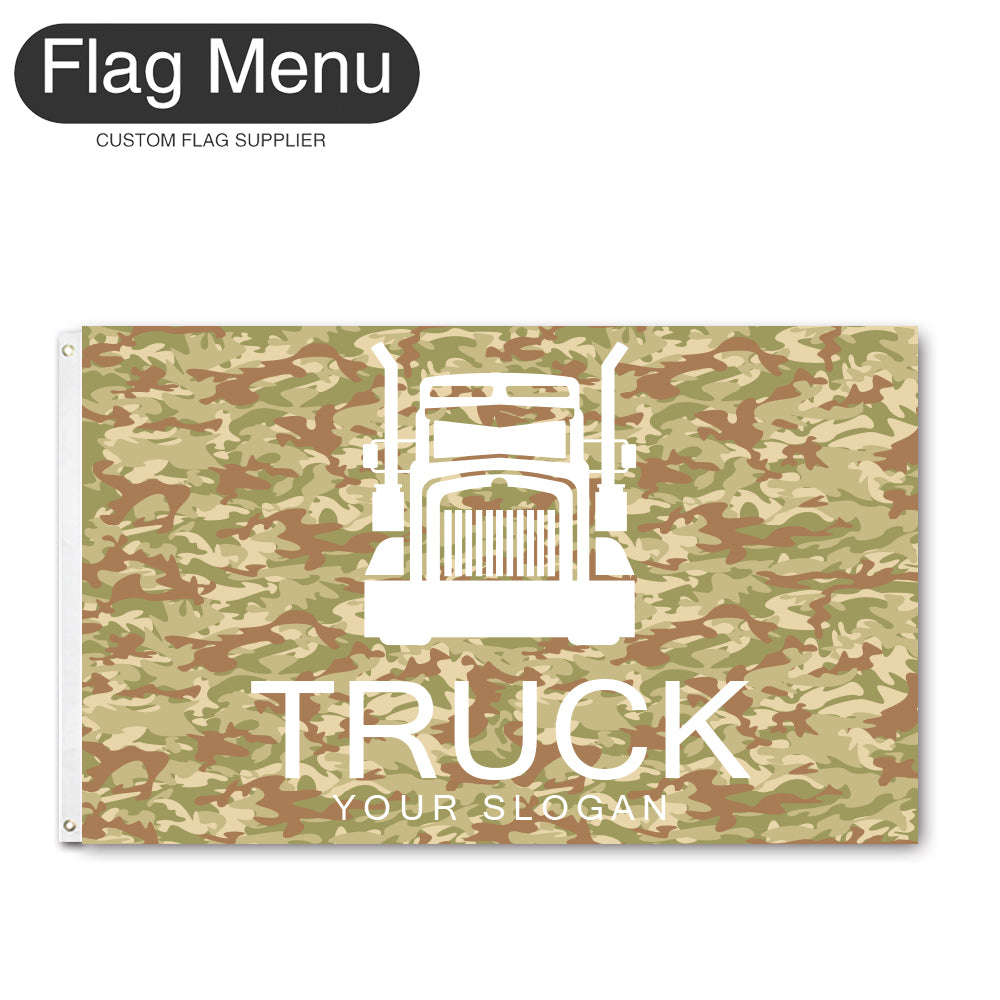3'x5' Regular Flag - Transport-2 Grommets-Flag Menu