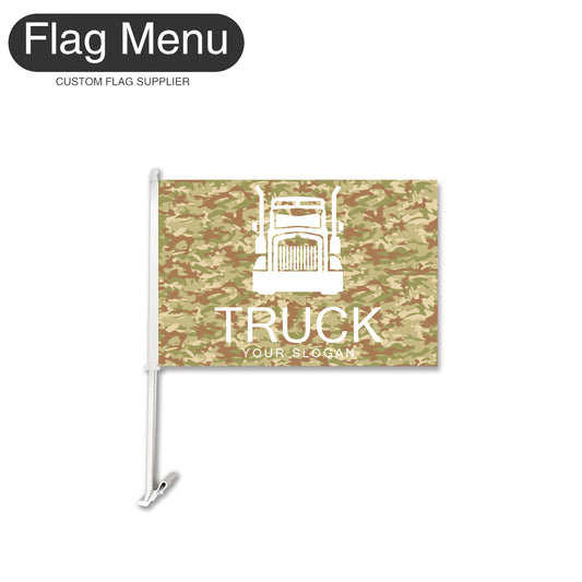 Car Flag Of Transport - 2pcs-Flag Menu