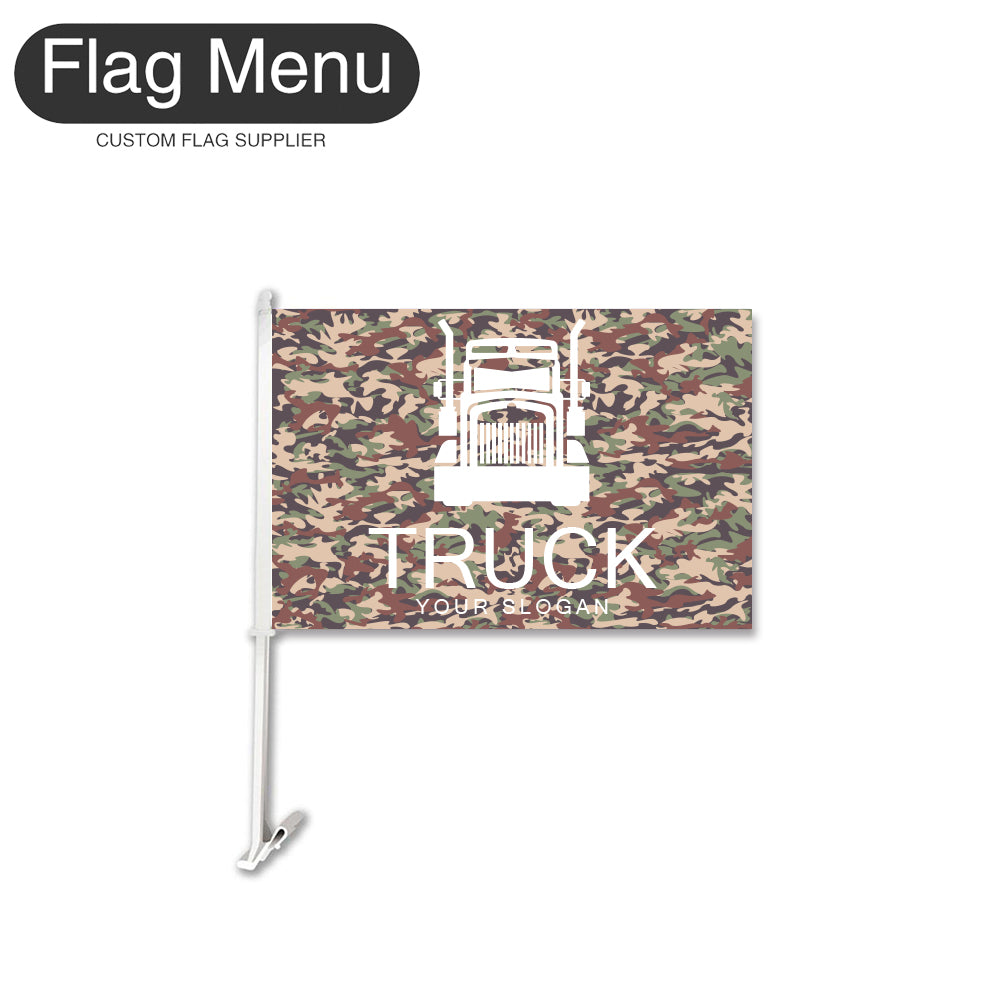 Car Flag Of Transport - 2pcs-Flag Menu
