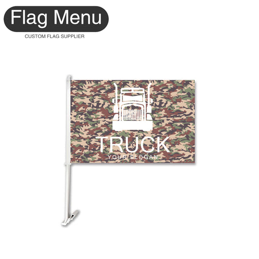 Car Flag Of Transport - 2pcs-Flag Menu