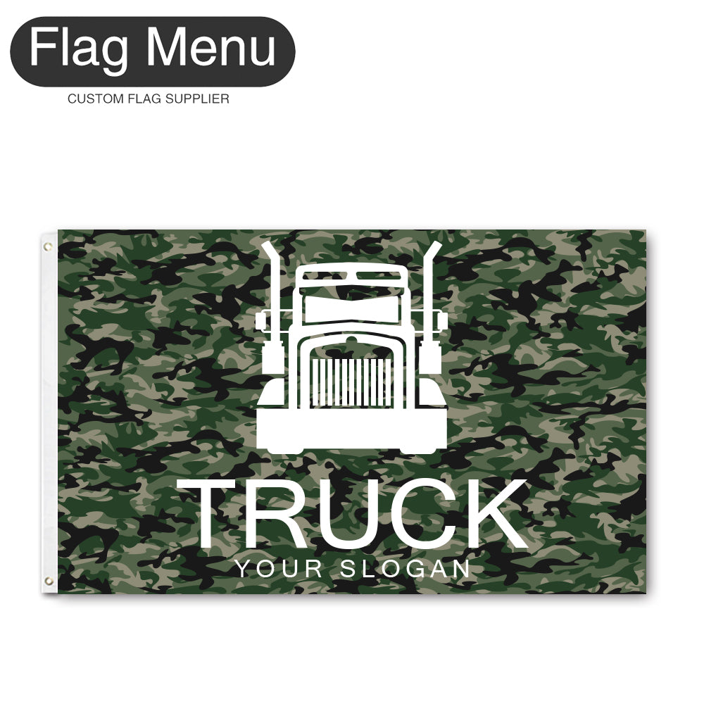 3'x5' Regular Flag - Transport-2 Grommets-Flag Menu