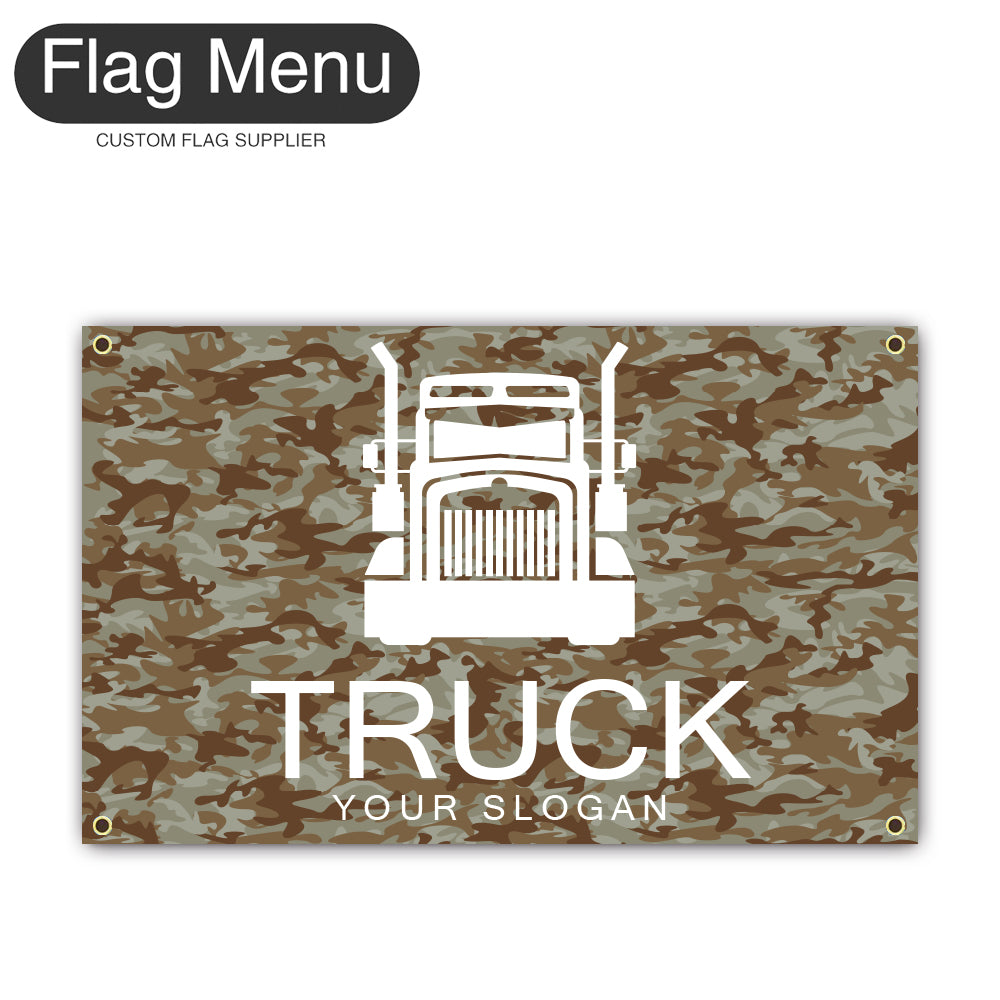 3'x5' Regular Flag - Transport-4 Grommets-Flag Menu