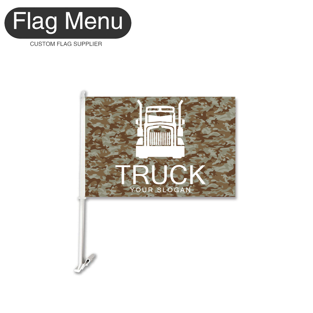 Car Flag Of Transport - 2pcs-Flag Menu