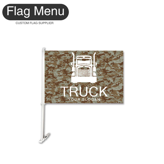 Car Flag Of Transport - 2pcs-Flag Menu