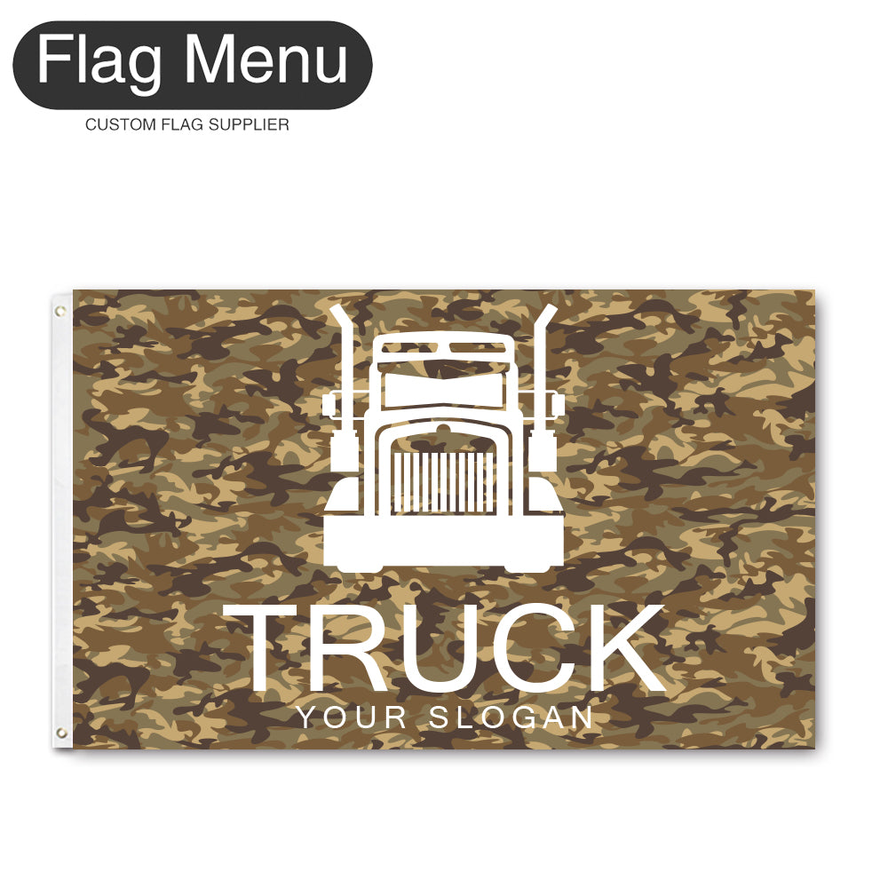 3'x5' Regular Flag - Transport-2 Grommets-Flag Menu