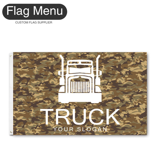 3'x5' Regular Flag - Transport-2 Grommets-Flag Menu