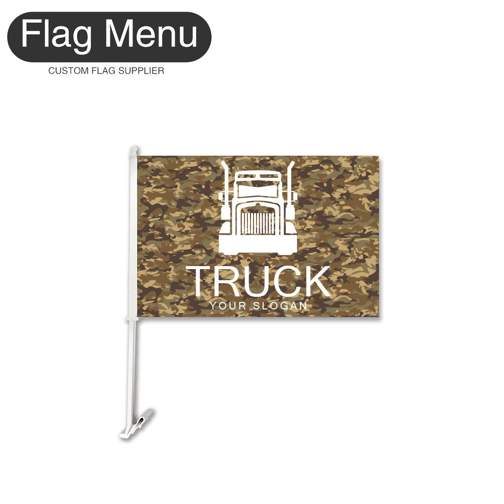 Car Flag Of Transport - 2pcs-Flag Menu