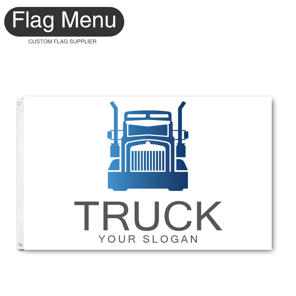 3'x5' Regular Flag - Transport-2 Grommets-Flag Menu