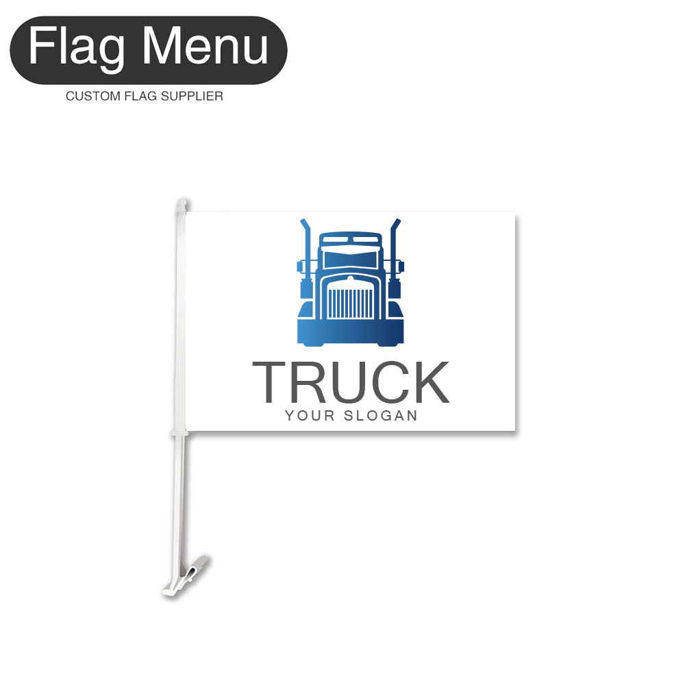 Car Flag Of Transport - 2pcs-Flag Menu