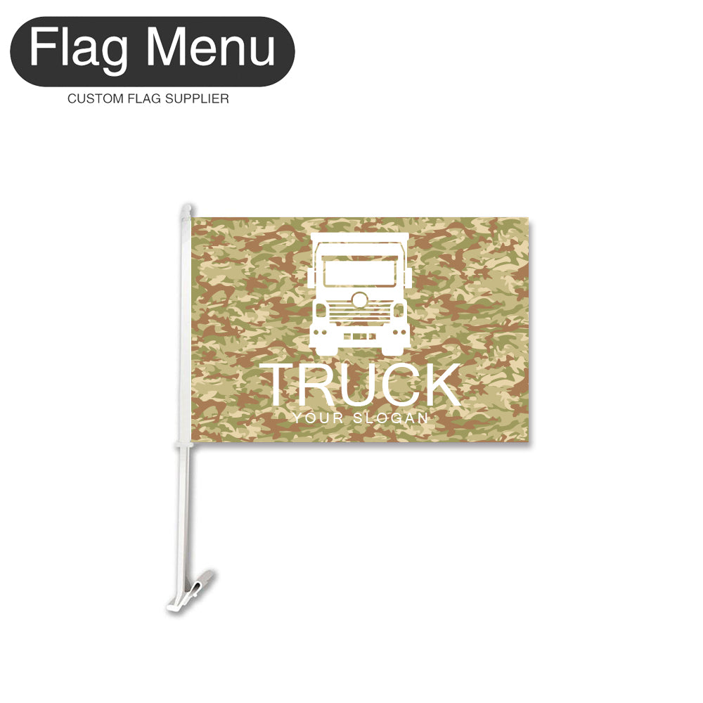 Car Flag Of Transport - 2pcs-Flag Menu