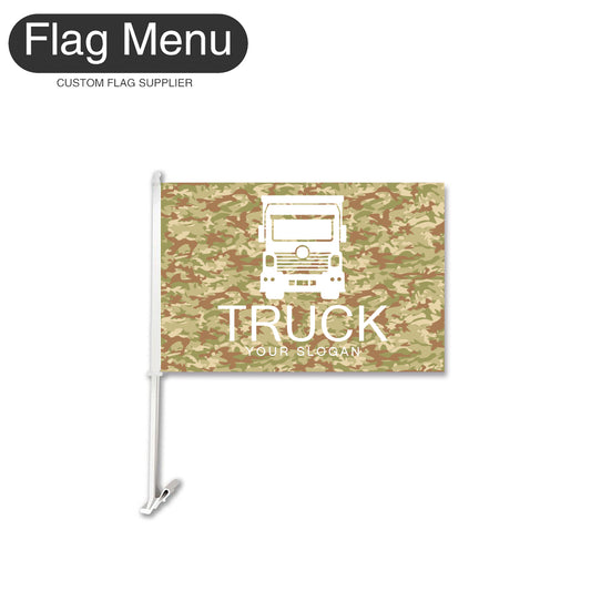 Car Flag Of Transport - 2pcs-Flag Menu