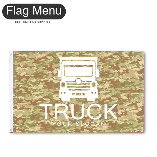 3'x5' Regular Flag - Transport-2 Grommets-Flag Menu
