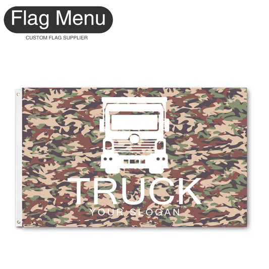 3'x5' Regular Flag - Transport-2 Grommets-Flag Menu