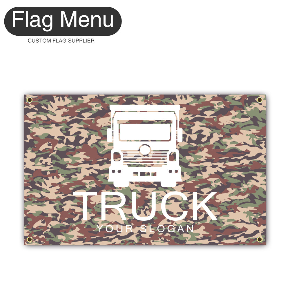 3'x5' Regular Flag - Transport-4 Grommets-Flag Menu
