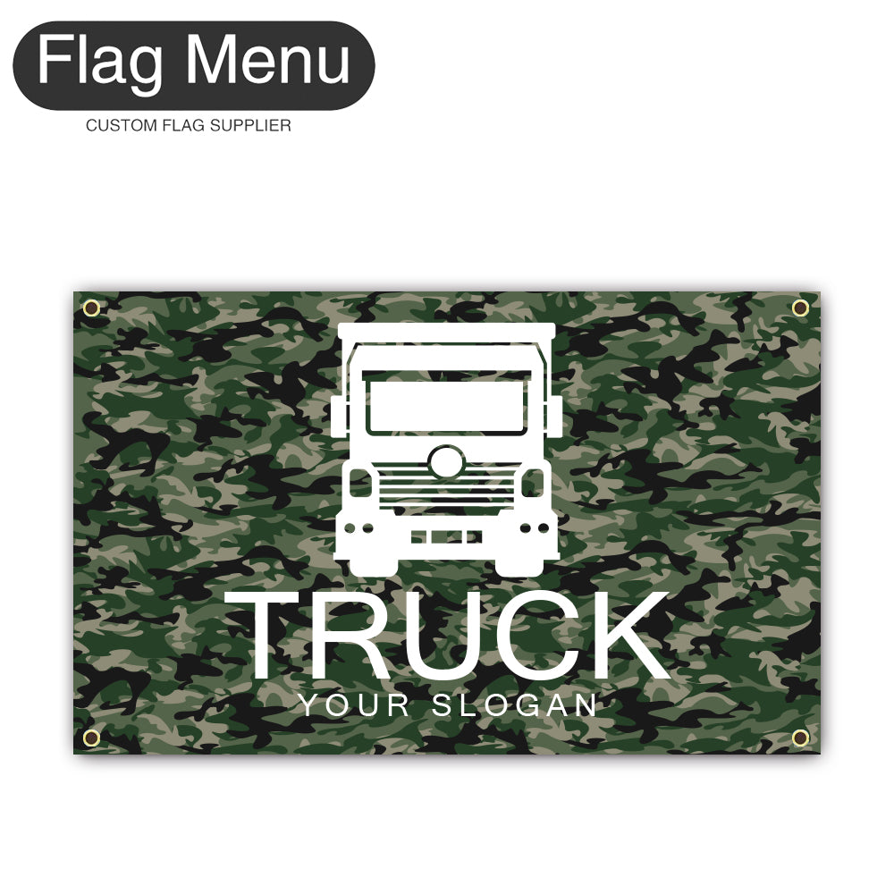 3'x5' Regular Flag - Transport-4 Grommets-Flag Menu