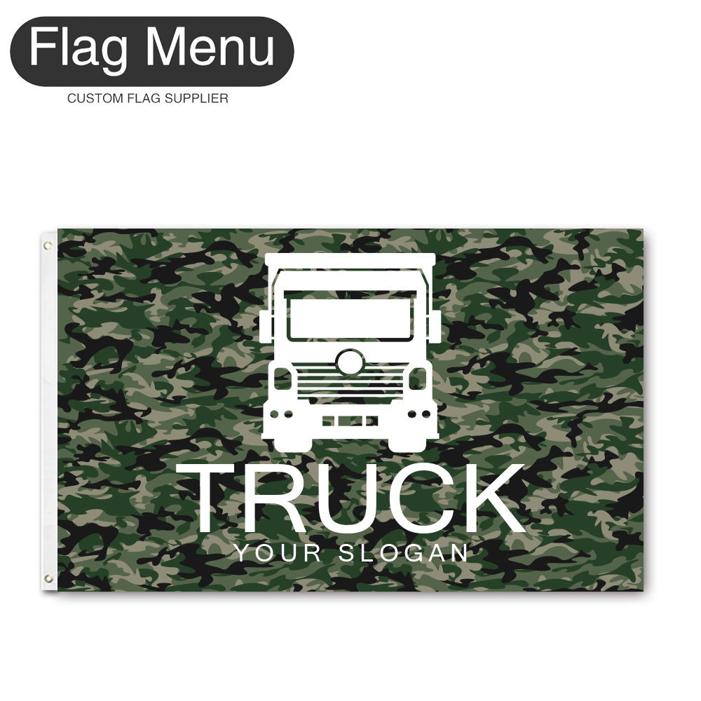 3'x5' Regular Flag - Transport-2 Grommets-Flag Menu