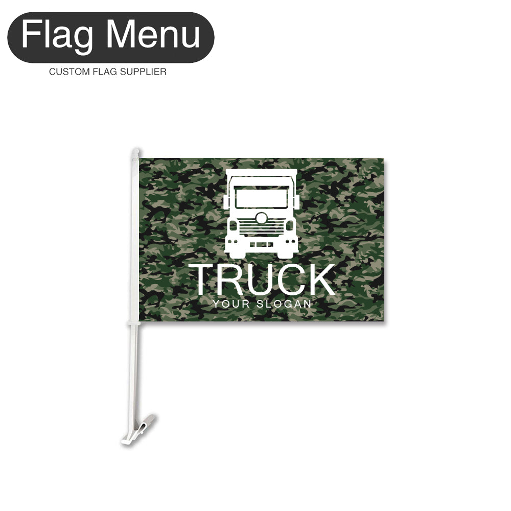 Car Flag Of Transport - 2pcs-Flag Menu