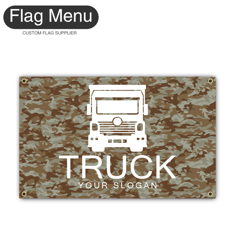 3'x5' Regular Flag - Transport-4 Grommets-Flag Menu